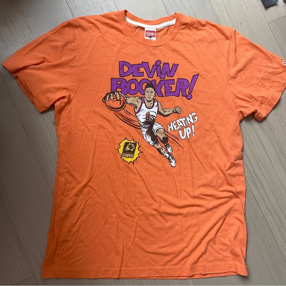 Devin Booker Phoenix Suns “Heating Up” Homage T-Shirt